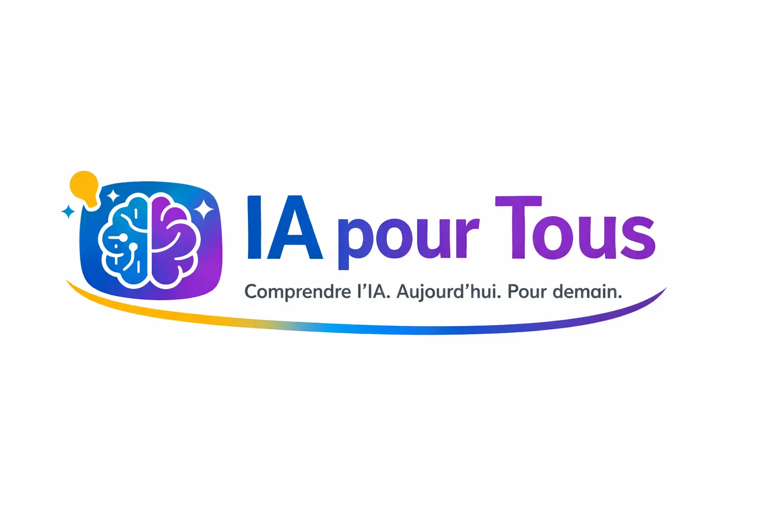 IA pour Tous - Site web d'association dédiée aux jeunes pour comprendre l'intelligence artificielle - Réalisation Agence Harmonia